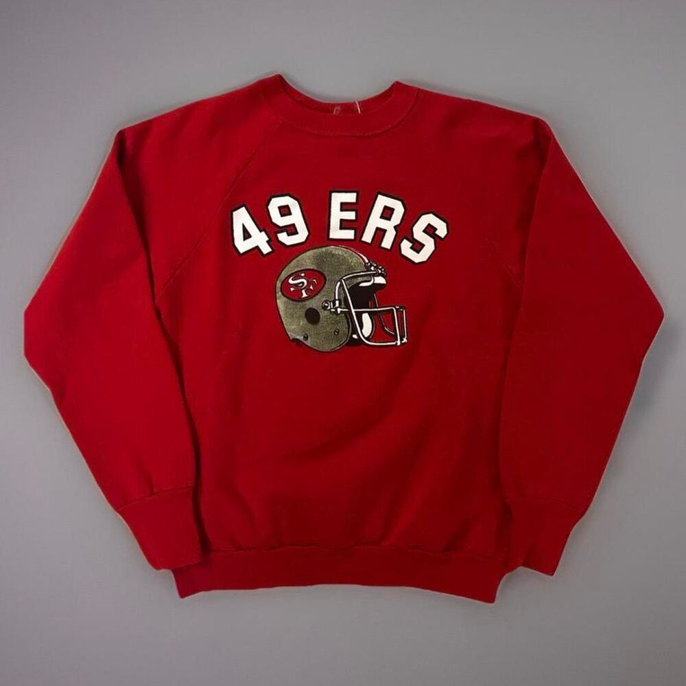 Logo-7 Men's Red Sweatshirt